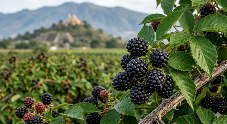 Cultivo de Zarzamoras en San Andres Cholula